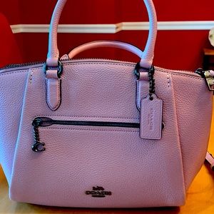 Coach, pebbled leather “Elise” satchel bag